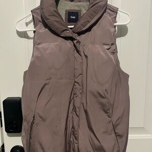 GAP Dusty Rose Puffer Vest
